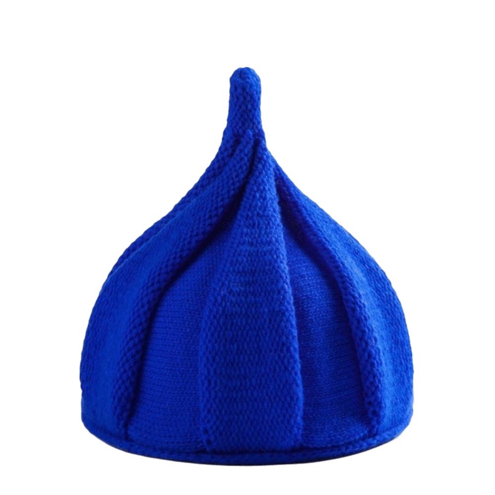 Korean Style Knitted Beanie Hat Twist Pullover Hat Simple Nipple Hat Outdoor