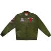 Mitchell Ness Бейсбольные куртки Унисекс Зеленый Бейсбольный воротник Средняя прямая посадка OJZP5129-CBUYYPPPDKGN