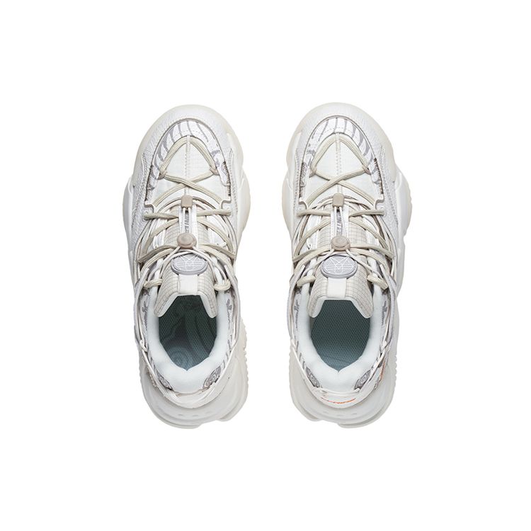 Li Ning CF Su Fabric Synthetic Leather Thousand Lines Pursuit Dream Theme Повседневные нескользящие износостойкие низкие спортивные туфли женские кроссовки AGLR172-5