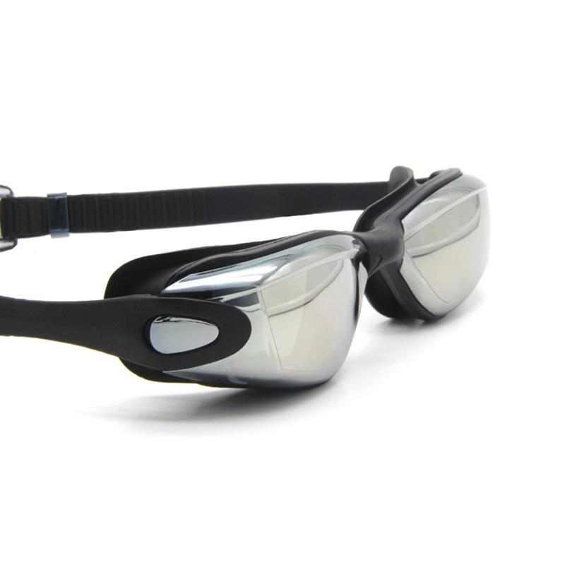 Профессиональные очки для плавания, очки для плавания с берушами, зажим для носа, гальванический водонепроницаемый силикон