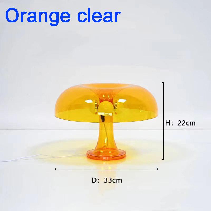 Simple Style Mushroom Table Lamp Ornament Light with 5PCS of E14 LED Tricolored Bulb USB AU EU UK US Plug for Livingroom&Bedside