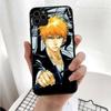 Чехол для iPhone 16 15 Plus 14 13 12 11 Pro 8 7 6S 6 SE 5S X XR XS Max Realme C30 C33 C31 9I Black Sofe Cover WI56 Anime Bleach