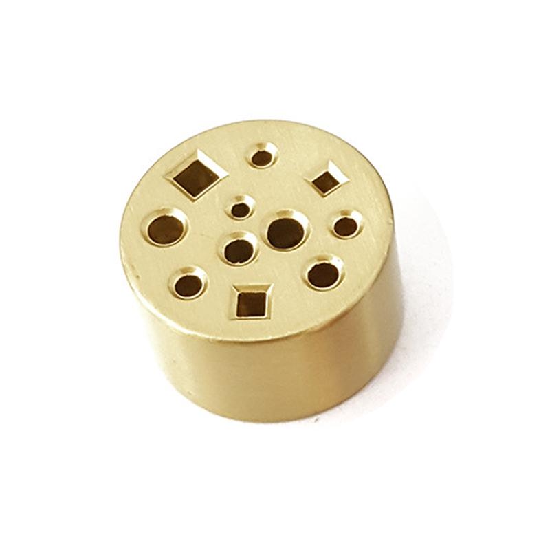 1/4 шт. 11 отверстий подставка для благовоний мини круглая сандаловая благовонная горелка металлическая основа молитва медитация креативный декор для дома офиса курильница