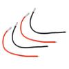 10шт RC щеточный моторный кабель черный красный 4 мм банановый разъем 16AWG силиконовый провод для Axial Scx10