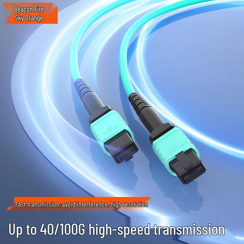 FHTCEN MPO-MPO Multimode Fiber Optic Patch Cable