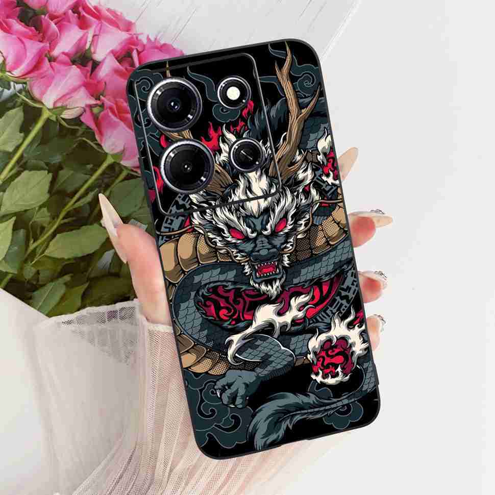 Чехол для телефона Infinix Note 30i X6716 Стильный окрашенный чехол для Infinix Note30i Note 30i Мягкий силиконовый ударопрочный чехол Fundas