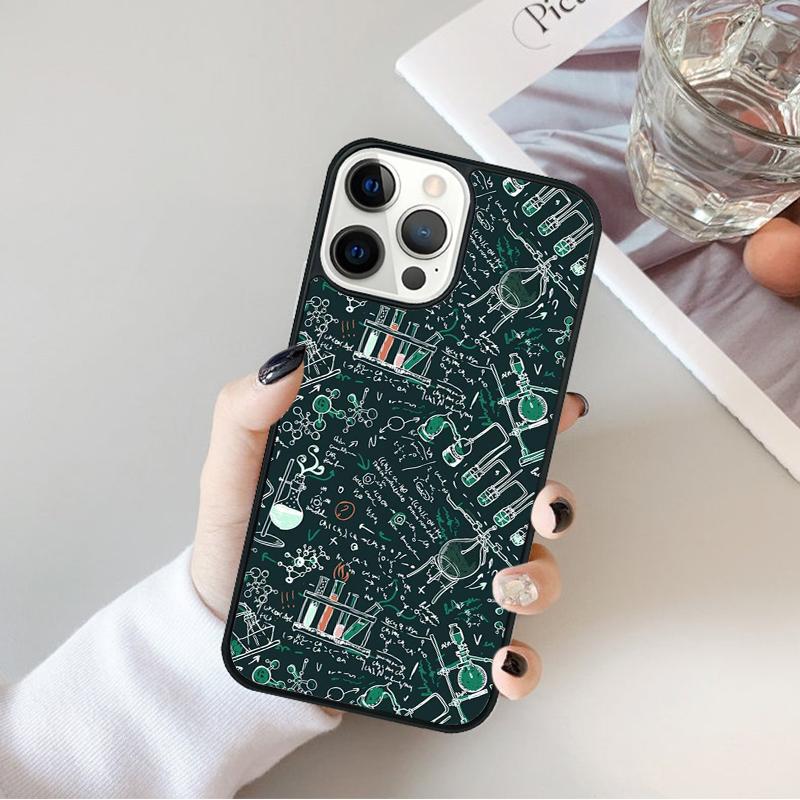 Наука Химия Кофеин Чехол для телефона Для iPhone 17 Air 16 15 14 Max Plus 11 12 13 Pro Max Чехол для телефона coque