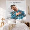 Cristiano Ronaldo Wall Decor Tapestry Art For Pet Memorial Birthdaywedding Party Backdrop Family Gift