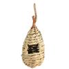 Grass Woven Bird Nest Natural Safe Hanging Hand Woven Hummingbird Nest for Indoor Outdoor