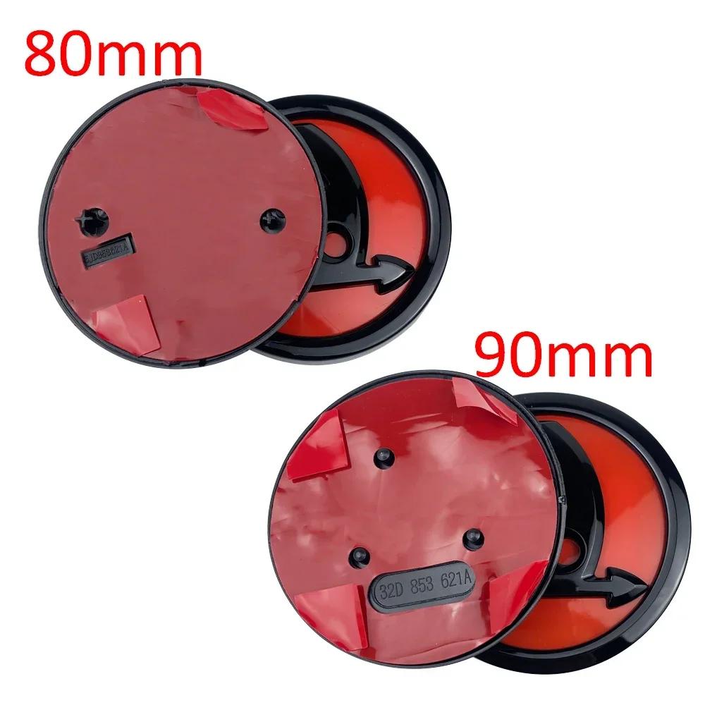 2025 Горячие 2 шт. 80 мм 90 мм Значок Для Skoda Fabia 1 2 Octavia a7 RS Superb Rapid Yeti Karoq Vision Автомобильный Передний Задний Багажник Крышка Багажника