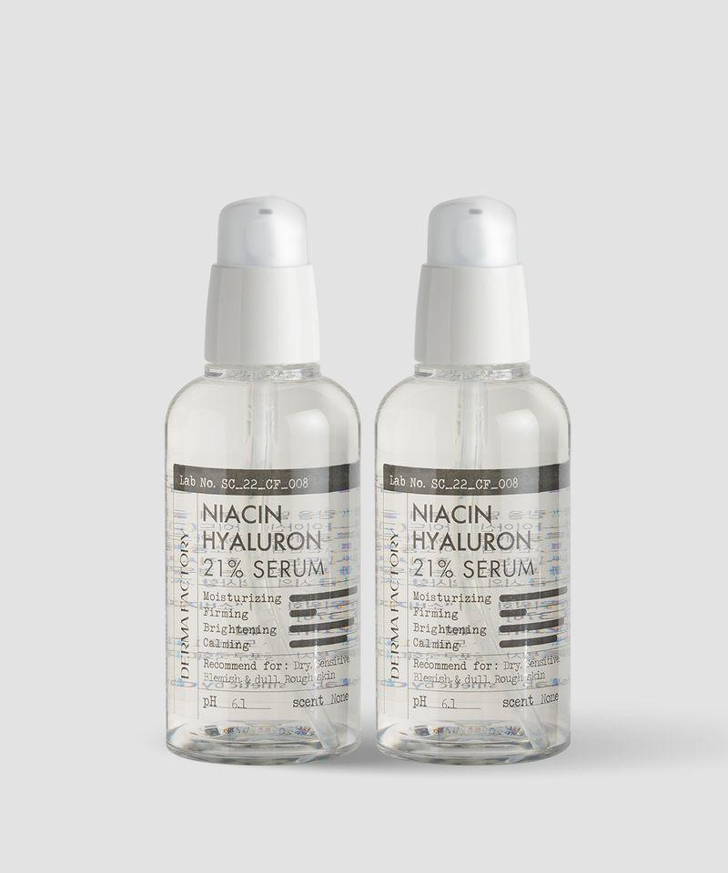 Derma Factory Niacin Hyaluronic Acid 21% Serum 80ml x 2