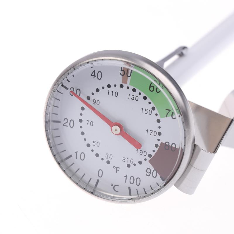 1 Piece Mechanical Probe Temperature Gage Dial F/C Kitchen Tools Food Liquid Milk Coffee Thermometer
