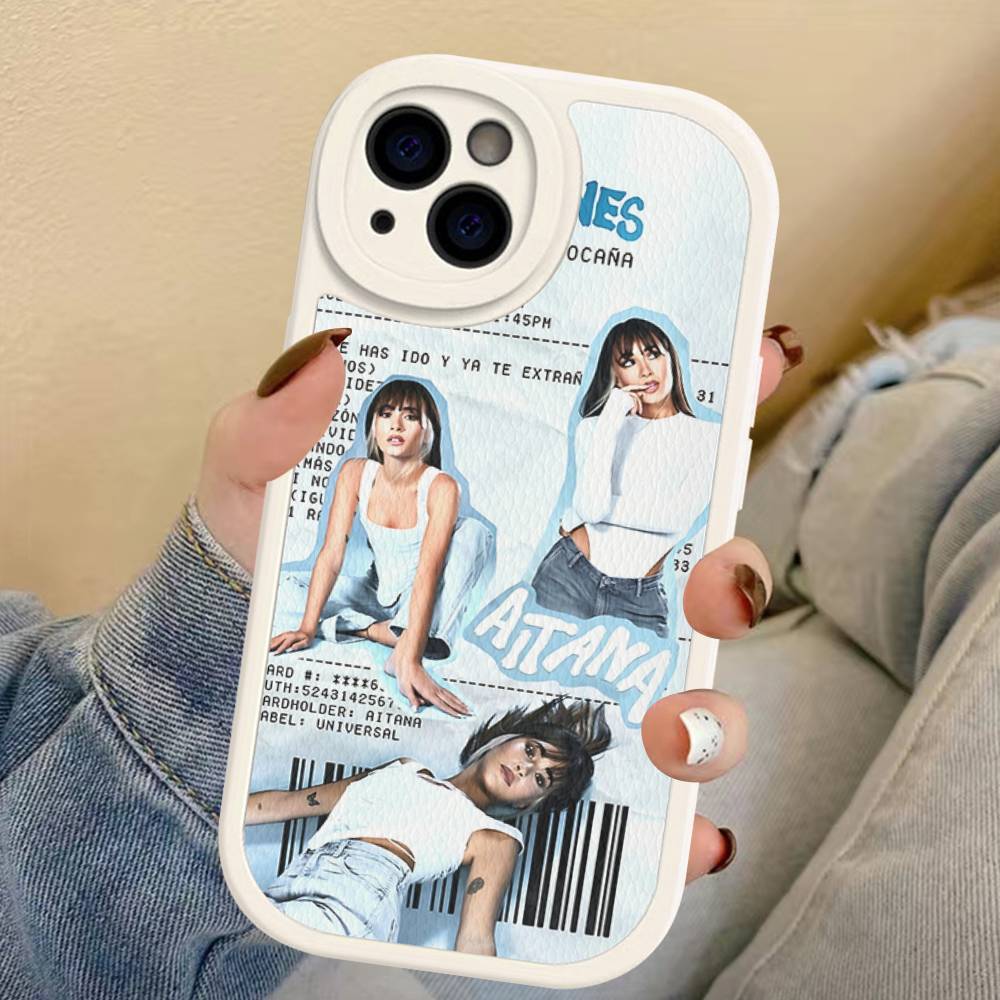 Singer A-Aitana Ocana Phone Case For IPhone 16 15 14 13 12 11 Pro Max Plus Leather Shockproof Cover
