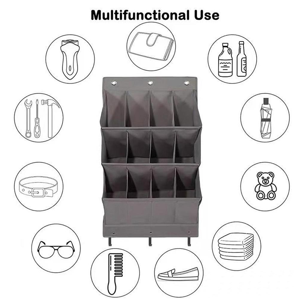 Wall-Mounted Foldable Shoe Organizer – Maximize Space for Shoes & Miscellaneous Storage