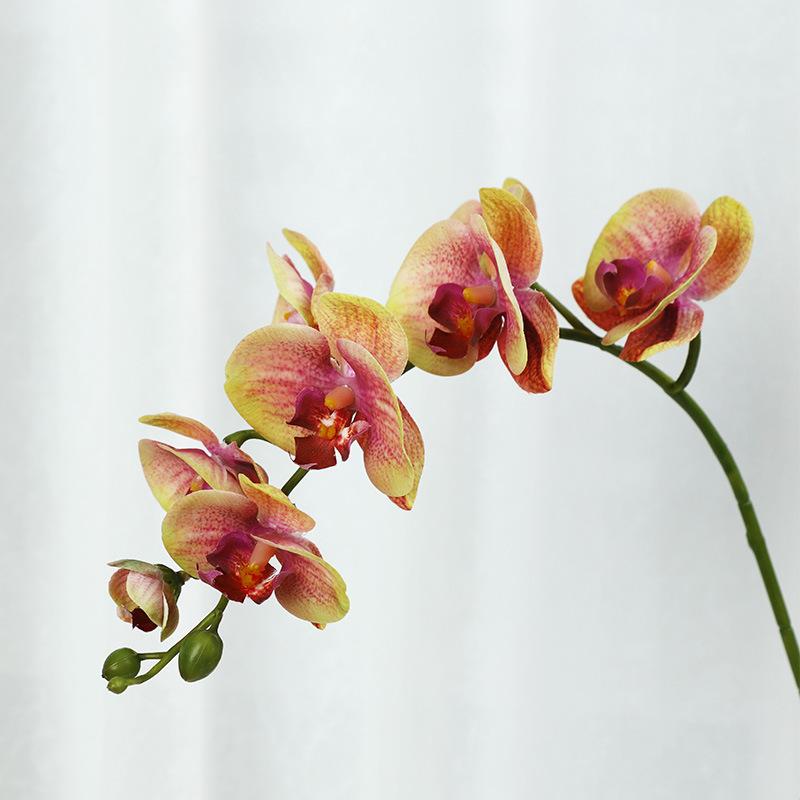 Simulation flower feel Phalaenopsis, living room bedroom home decoration ornament, fake flower bonsai