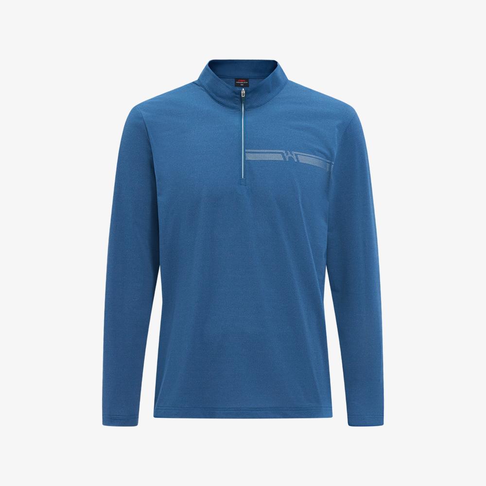 PROWORLDCUP Pwx Q126-3101-1Rb Men'S Basic Cooling Zip-Up T-Shirt