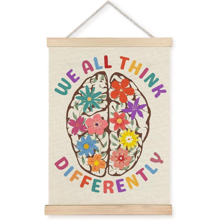 BearCake Human Resources Wall Art Office Decor,Human Resources Gifts for Women,Future HR Manager Student Graduation Gifts, 12x16 Inches Framed