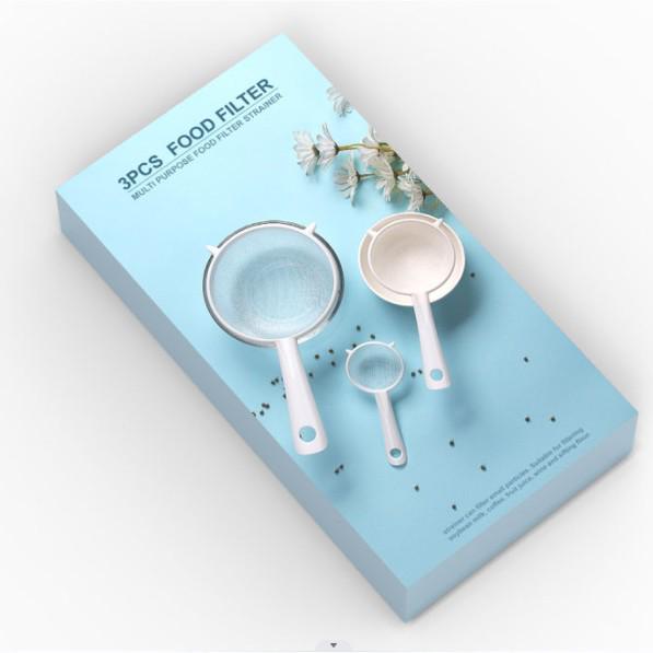 Детское сито для пюре и кухонный дуршлаг для просеивания муки и подготовки жидкости
