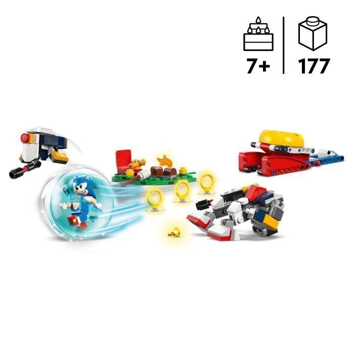 LEGO Sonic the Hedgehog 77001 Conflit au feu de camp de Sonic Jouet pour enfants dès 7 ans