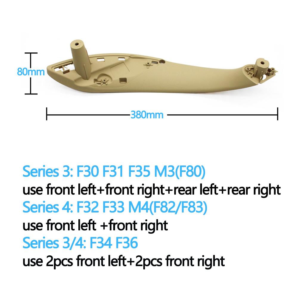 Внутренняя дверь, передняя, ​​задняя, ​​левая и правая, накладка на ручку для BMW 3 серии F30 F80 F31 F32 F33 F34 F35 F36