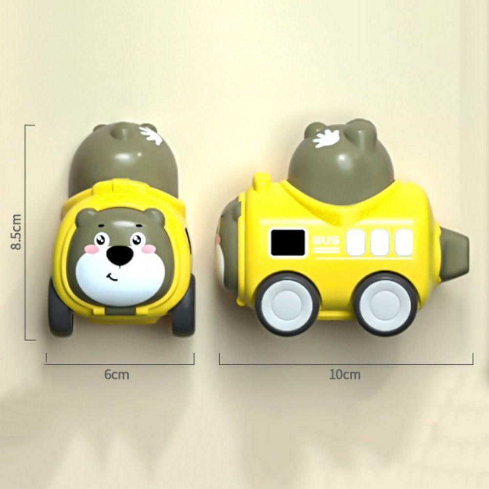 Ladder Truck Mini Inertial Engineering Car Toys Cartoon Animal Construction Trucks  Classic Toy