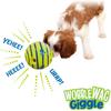 Интерактивная игрушка для собак Wobble Wag Giggle Glow Ball Веселые звуки смеха при катании или тряске Питомцы знают лучше Как видно по ТВ