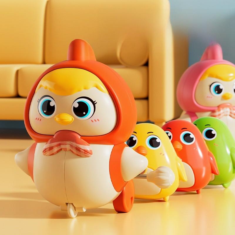Детская магнитная качалка с фигурками цыплят для раннего обучения и игры