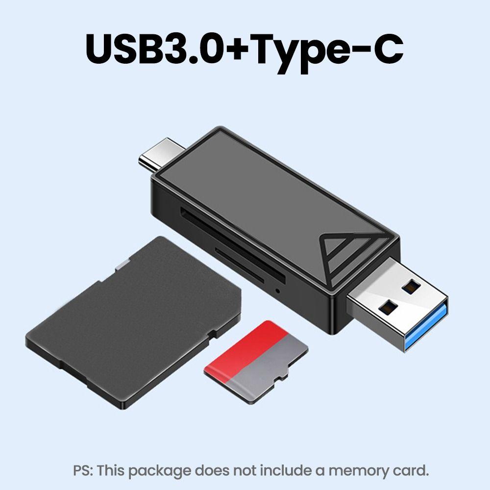 2TB Large Capacity TF/SD Card Adaper 2-in-1 Memory Card Readers for Phone Laptop