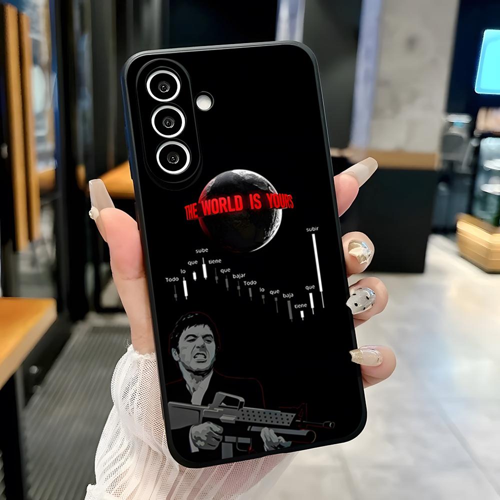 Чехол для телефона Tony Montana из фильма «Лицо со шрамом» для Samsung A25 A13 A33 5G A54 A36 A35 A56 A52 A14 Ударопрочный Мягкий чехол