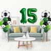 1 компл.. Набор воздушных шаров в форме футбольного номера, герметичный контрастный цвет, спортивные болельщики, украшение для детской вечеринки в честь дня рождения, арка, воздушный шар, реквизит для фотосессии