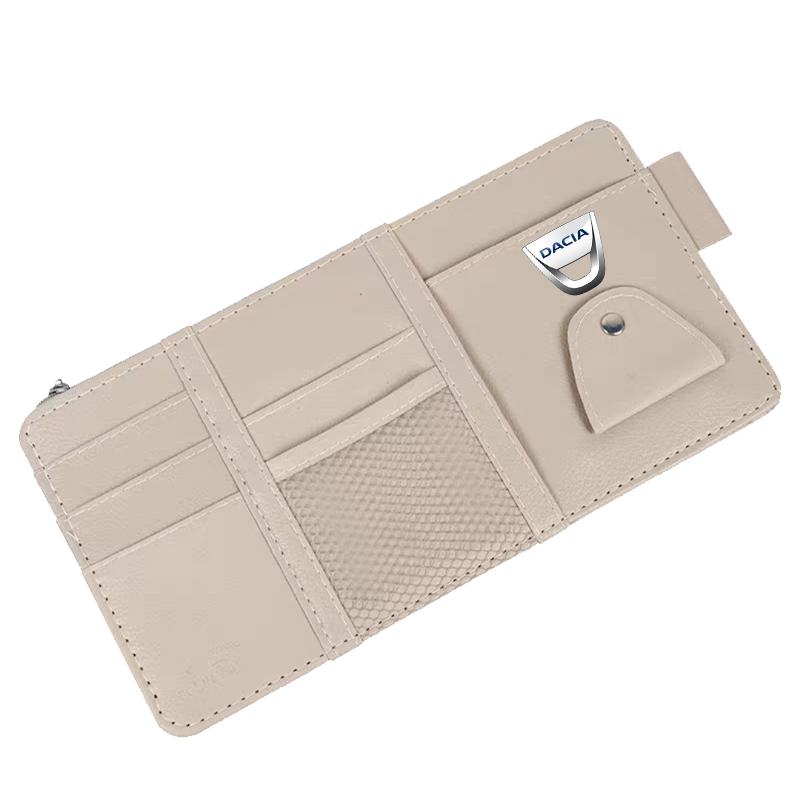 Автомобильный солнцезащитный козырек Тип точки Многофункциональная сумка для хранения Автомобильные аксессуары Для Renault Dacia Koleos Clio Laguna 2 Megane 2 3 Duster Logan Captur