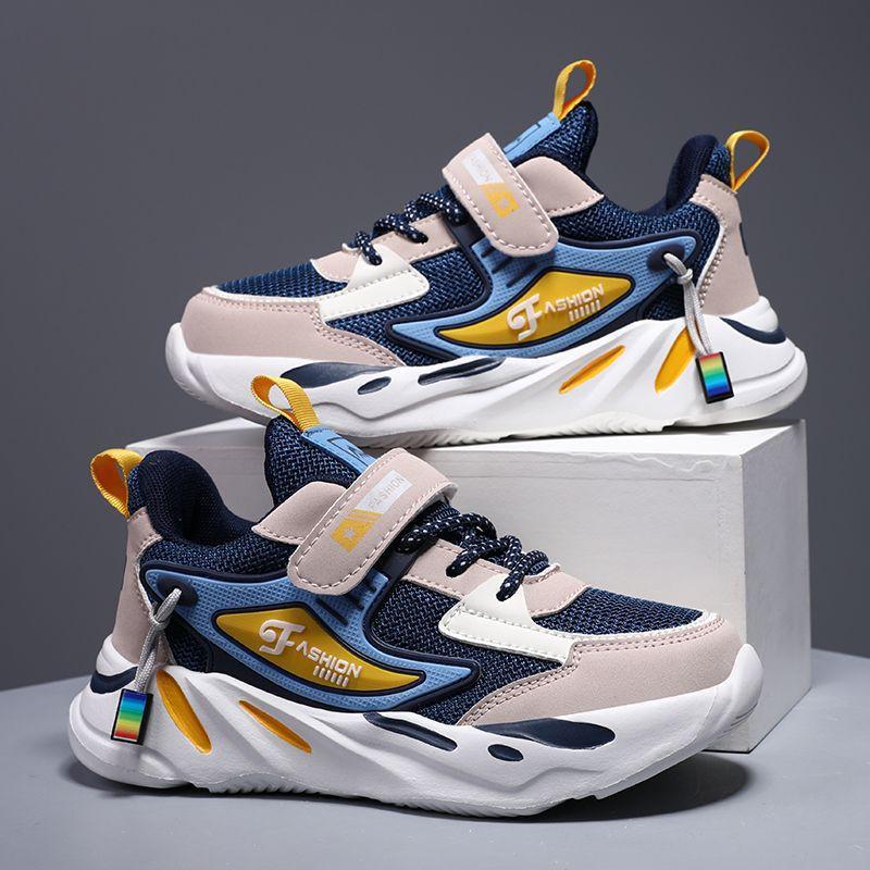Kids Running Shoes Breathable Non-slip Wear-resistant School Season