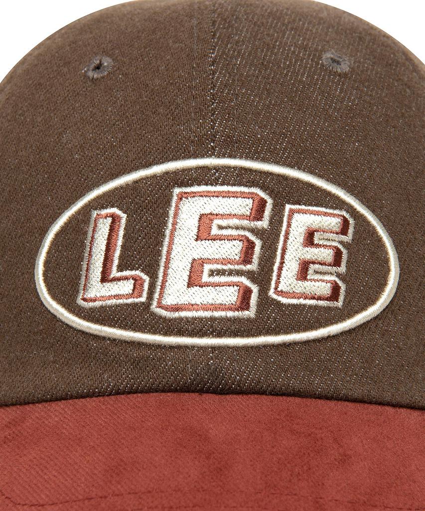 Кепка-бейсболка LEE с модифицированным овальным логотипом, коричневая