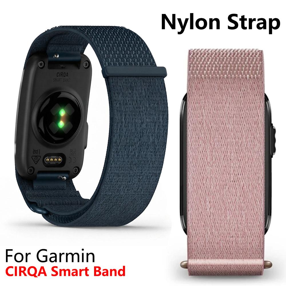 Нейлоновый петлевой премиум-ремешок для часов Garmin CIRQA Smart Band, спортивный резиновый браслет на запястье, аксессуары для женщин и мужчин