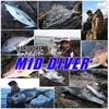 DUEL HARDCORE Lure Lipless Minnow Hardcore Mid Diver (F) 115mm, 18g, F1192-HRH-Redhead