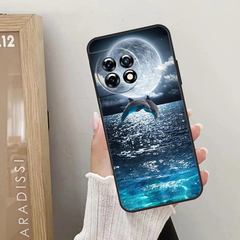 Чехол с дельфином для OnePlus 11 12 9 10 Pro 9R 10R 10T 12R OnePlus Nord N30 N20 N10 CE 4 2 3 Lite