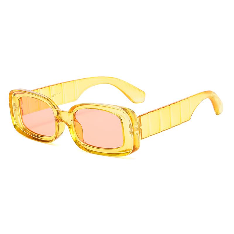 Women Square Colorful transparent Sunglasses Fashion Jelly Color Hip Hop Sunglasses Ladies classic Wild outdoor Shades Rectangle Sun Glasses