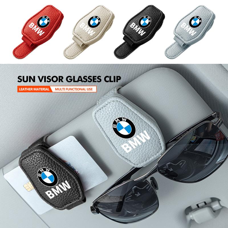 Magnetic Leather Eyeglass Hanger Clip Universal Sunglasses Holder For BMW X3 X5 M5 M3 E46 E90 E60 F10 E39 F30 E36 G30 E87 E70 fxhk04