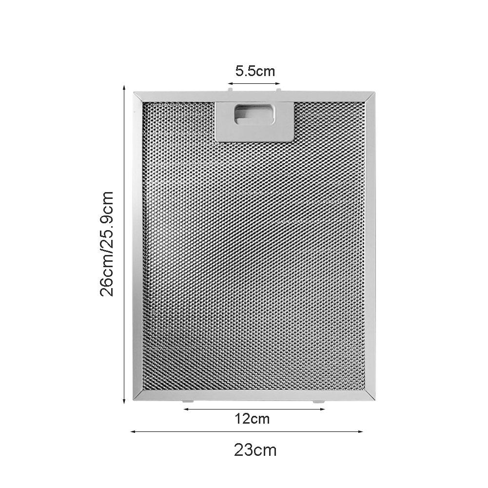 Высококачественный вентиляционный фильтр из серебристой нержавеющей стали 1 шт.