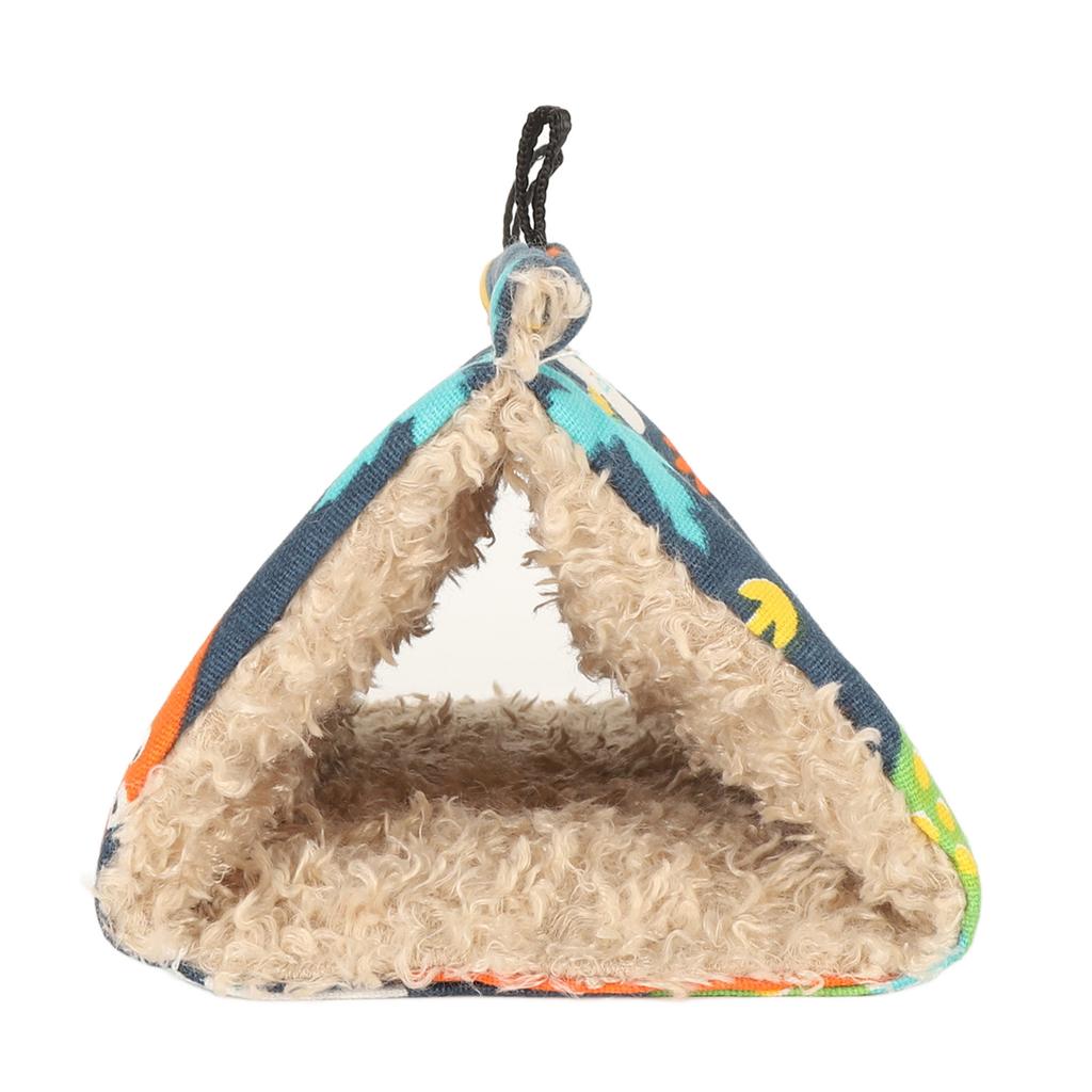 Triangular Bird Nest House Winter Warm Hanging Hammock Soft Hammock Sleeping Bed for Small Medium