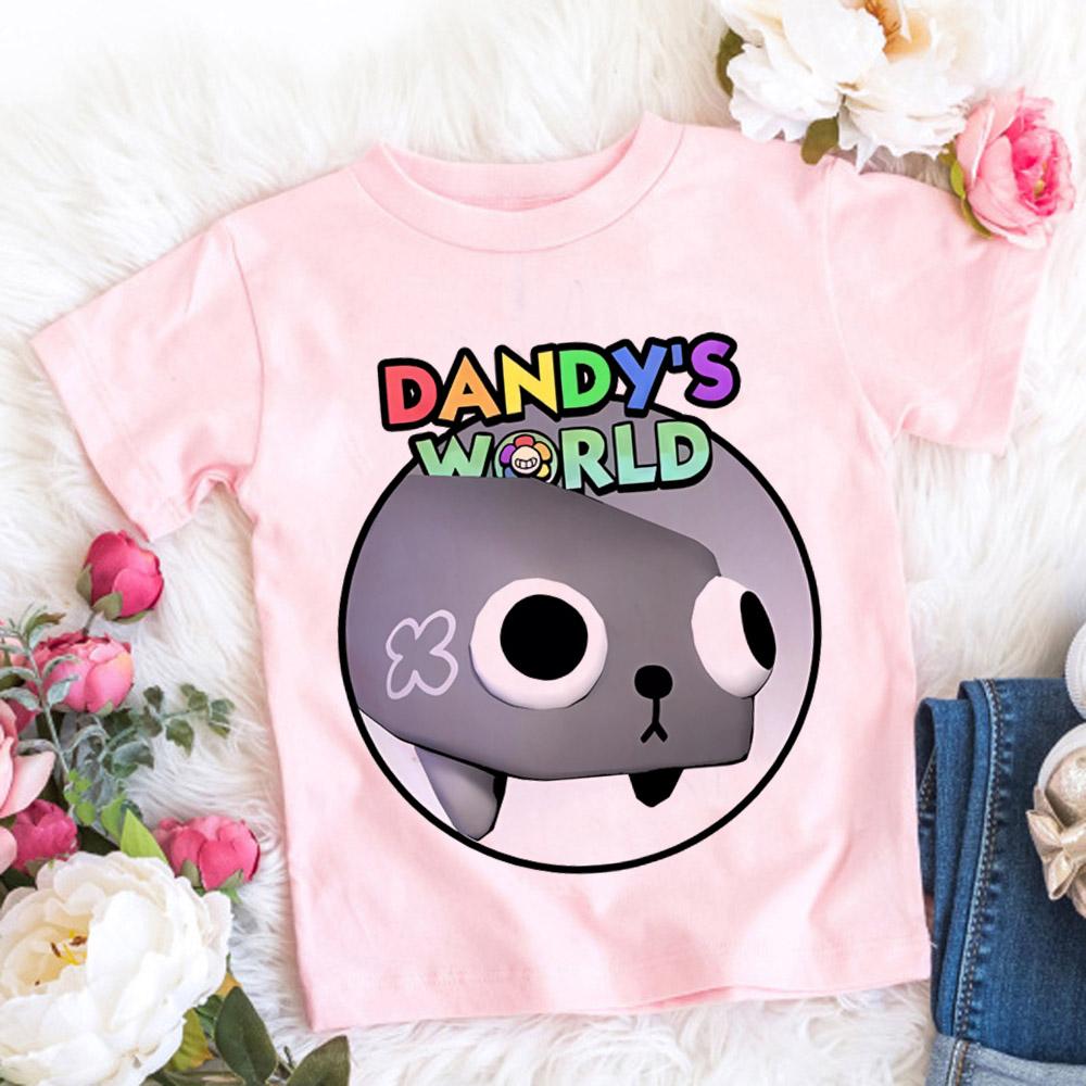 Dandys World Футболка Детская отец мать Мода Повседневная Мультяшные Футболки Мужчины Подростки Мальчики Свободный Круглый Вырез Короткий Рукав Летняя Одежда