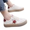 Повседневная белая обувь для женщин, осенние новые кроссовки на плоской подошве со звездами, женские модные студенческие повседневные кроссовки для женщин