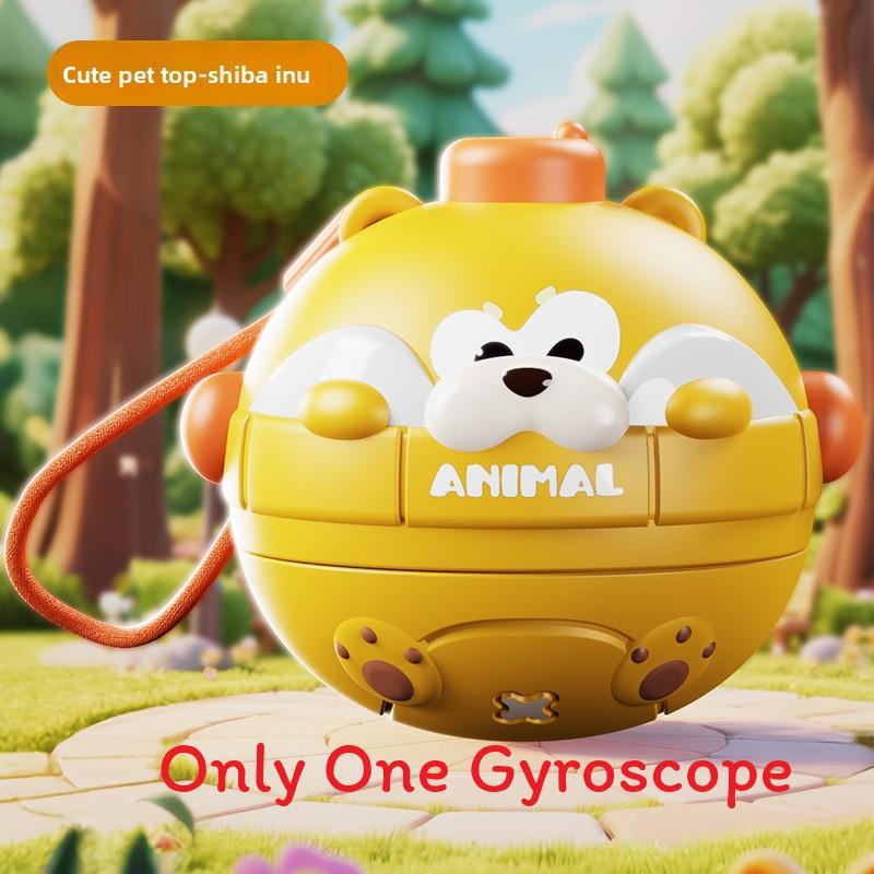 Cartoon Hamster Elephant Rabbit Gyroscope With Press And Collision Features For Parent Child Interactive Play