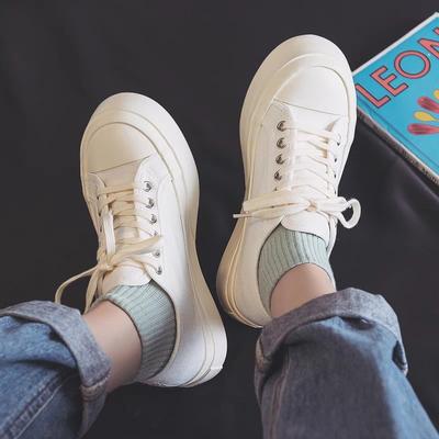 Эспадрильи женские улззанг тренд стиль Харадзюку обувь с большим пальцем весенняя повседневная белая обувь кеды