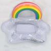Pool Toys 1PCS Water Drink Tray Water Splash Rainbow Cloud Coconut Tree Sun Umbrella Beach Outdoor Inflatable Toys Coaster