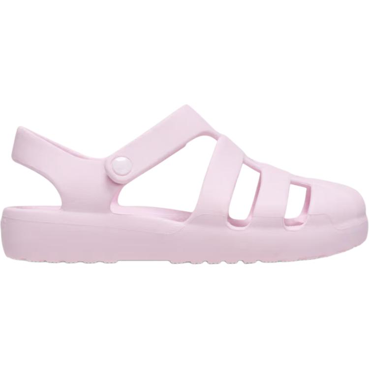 Crocs Классические рыбацкие удобные универсальные нескользящие прочные низкие сандалии Детские сандалии Розовые 210625-6ZW