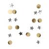Christmas Pendant Double Mirror Gold Star Garlands Merry Christmas Party Drop Ornaments Happy New Year 2025 Party Decor For Home