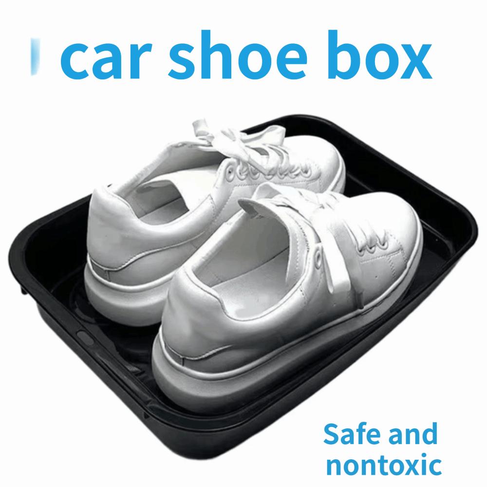 Anti-fouling Car Shoes Storage Tray Reusable Vehicle Shoes Organizer Car Interior