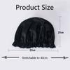 Elastic Large Silk Sleeping Cap Fashion Hair Loss Hats New Women Hair Bonnets