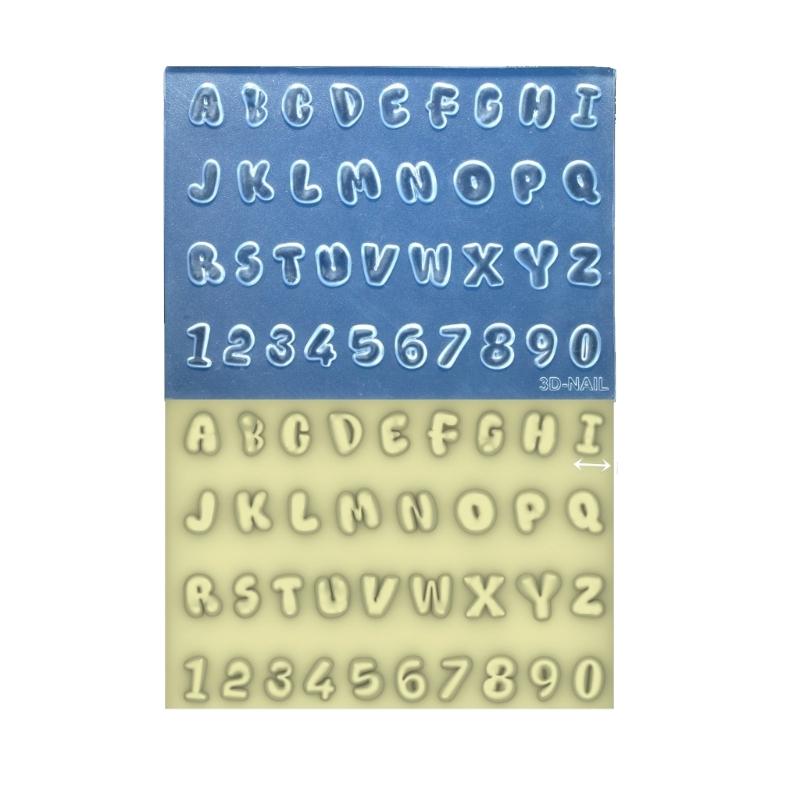 Креативный силиконовый молд для нейл-арта для легкого создания узоров и дизайнов. Мягкие материалы подходят для различных форм и длин ногтей.